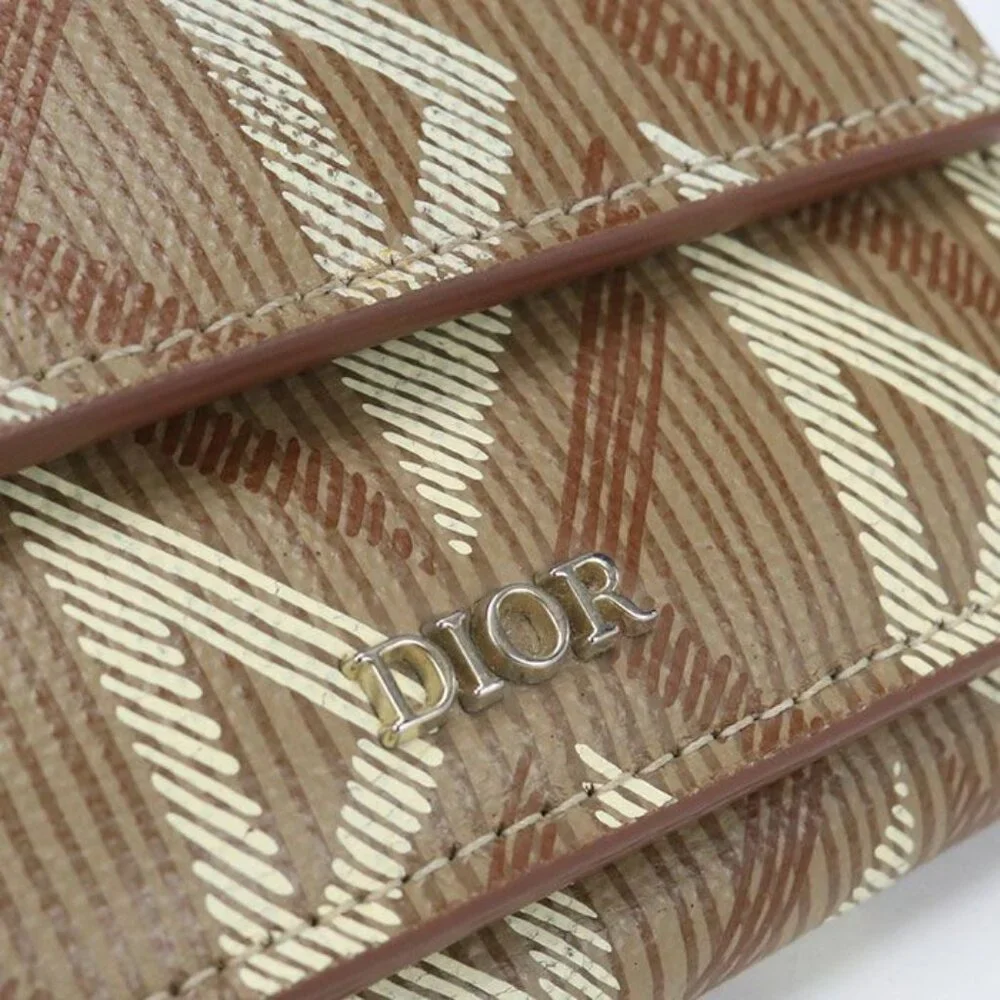Dior CD Diamond Trifold Wallet